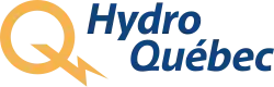 Hydro-Québec's logo: a Q-shaped logo with a bolt of lightning.