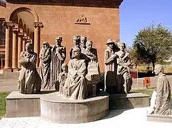 «Տագնապ» խմբաքանդակը Էջմիածնում