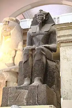 مجسمه گرانیتی ایمیرمِشعو در موزه مصر در قاهره