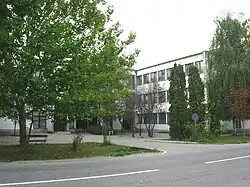 Building in the town center.