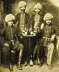 مردان ارمنی از طبقه متوسط در قفقاز جنوبی.