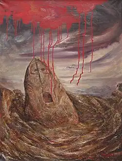 Բողոք, կտավ, յուղ.