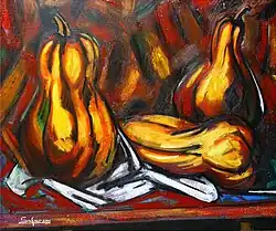 "Pumpkins", نقاشی رنگ روغن،  ۲۰۱۲