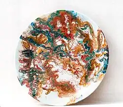"Half-face", tray, 2006,