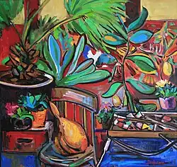 "The artist", نقاشی رنگ روغن،  ۲۰۱۲