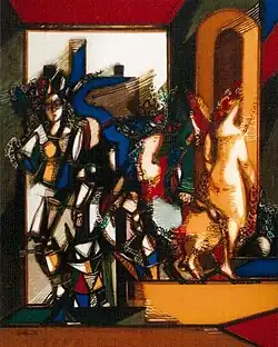 "In the artist's Studio", ۱۹۸۸