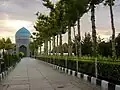درخت کاری در محوطه خواجه ربیع شهر مشهد