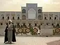 یک آخوند در خواجه ربیع شهر مشهد، خرداد ماه ۱۳۸۶