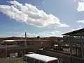 تصویری زیبا از آسمان روستای کاریزمه