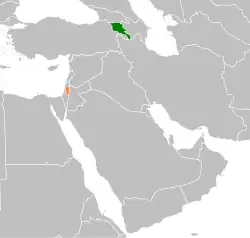 نقشهٔ مکان‌نمای Armenia و Palestine