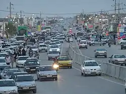 نمایی از منطقه تجاری دهشیخ