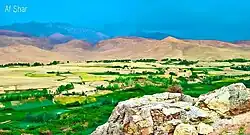 نمایی از جلگه بهادر در ولسوالی ناور
