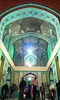 ایوان ورودی حرم از سمت جنوب