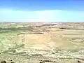 نمایی از روستای مسجدین از بالای کوه بِل باقلی (ضلع جنوبی)