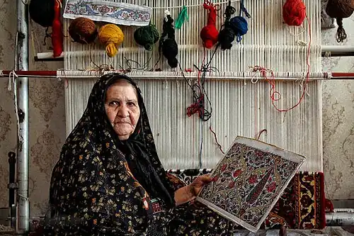 فرش بافی با قدمت دیرینه در اردبیل