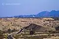 دورنمای فین جاده روستای کهتک،کهن بالا،باغستان