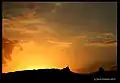 تصویری از غروب قلعه اژدها پیکر