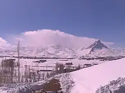 چشم اندازی از فصل زمستان در ولسوالی مالستان