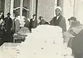 مراسم افتتاح مدرسهٔ جعفر اسلامی اردبیل در سال ۱۳۴۴
