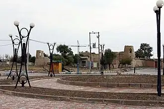 میدان اصلی روستای لاو