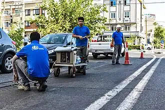 نشت یابی با گاز ردیاب هلیوم خطوط آب تهران