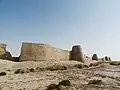 نمایی از پشت قلعه
