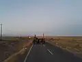 کاروان پیاده روستای کاریزمه در حال عزیمت به مشهد مقدس برای شهادت امام هشتم