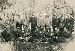 گروهی از نخستین معلمان مدارس اردبیل در سال ۱۳۱۴
