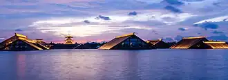 Songjiang Guangfulin Relics Park, containing the historical site of the Guangfulin Culture dated over 5,000 years ago.