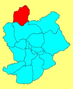 موقعیت شهرستان کانگباو در نقشه