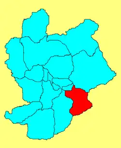 موقعیت شهرستان هوایلای در نقشه