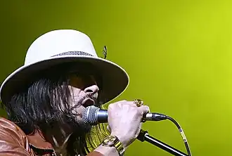 FSOL band member Garry Cobain at the 2009 Gogolfest in Kiev, Ukraine