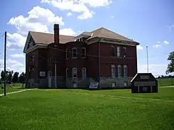 Burns Union School, now Community Museum, in 2010.