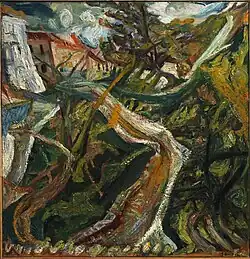 Chemin de la Fontaine des Tins at Cret , ca. 1920 ، مجموعه هنری و رز پرلمن، امانت بلند مدت به موزه هنرهای دانشگاه پرینستون