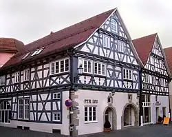 Old buildings in the town