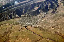 Aerial view of Meeker