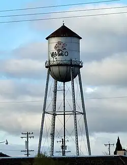 Water tower in Wasco