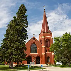 The Church of St. Bridget is on the National Register of Historic Places.