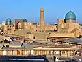 نمایی از مسجد کلان در شهر بخارا