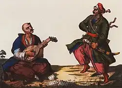 کازاکهای اوکراینی شارواری پوشیدهاند