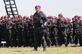 Denjaka unit during anti-terrorism exercise
