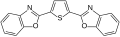 2,5-bis(benzoxazol-2-yl)thiophene نیز به شدت فلورسنت است و مشتقات آن به عنوان براق‌کننده نوری استفاده می‌شود، به عنوان مثال در مواد شوینده لباسشویی