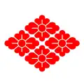 یوتسو هانابیشی، نشان خاندان یاناگیساوا.