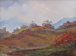 Բնանկար, կտավ, յուղ.