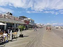 The boardwalk at اسبوری پارک، نیوجرسی