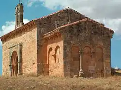 Hermitage of Santo Cristo de San Sebastián (11th or 12th century). Its square محراب کلیسا is of Visigothic origin.