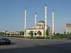 نمایی از مسجد جامع گروزنی