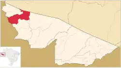 Location of municipality in Acre State