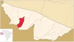 Location of municipality in Acre State