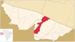 Location of municipality in Acre State